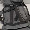 Large Duffle Bag for Travel - Men & Women, Foldable Gym Duffle Backpack, Heavy Duty Tactical Military Canvas Duffel Bags, Extra Big Carry On with Shoe Pockets, Waterproof (80L/103L) (Grey)