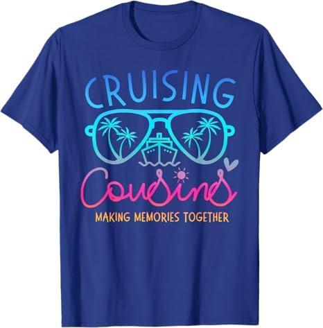 Cruising Cousins Making Memories Together Cruise Trip Summer T-Shirt, Size L