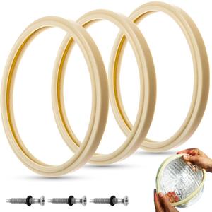 AR-PRO 8 3/8" Pool Light Lens Gasket - Exact Replacements for Pentair Part Numbers 79101600Z and 79104800 - Works with Pentair IntelliBrite, AmerLite, and SAM Amerlite LightsSet of 3