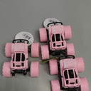 Hxezoc 3 Pcs Pull Back Monster Truck Car Set, Pull Back Vehicles and Race Car for Kids Toddlers 4-8 Years Old, Double-Directions Truck Toys for Racing Game, Birthday Party, Carnival Party Supplies