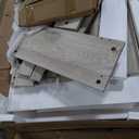 LINSY HOME Farmhouse Coffee Table with Storage, Wood Coffee Table for Living Room, Open Display Area and Storage Drawers with Metal Handles, Chic Style with Curved Base. Oak and Brown