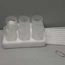 Large Vintage Hobnail Drinking Glasses Set of 6, 16oz Clear Highball Glasses Cups, Kitchen Water Glasses Cup, for Cocktail, Juice, Whiskey, Milk and Various Mixed Drinks