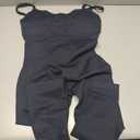 Workout Jumpsuits for Women Adjustable Spaghetti Strap Leggings Bodysuit Square Neck Sleeveless One Piece Yoga Unitard, Size: L