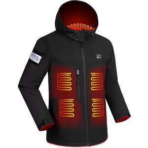 Heated Jacket - Rechargeable Heating Jacket with 10000mAh Large Capacity Battery Pack (XL) 