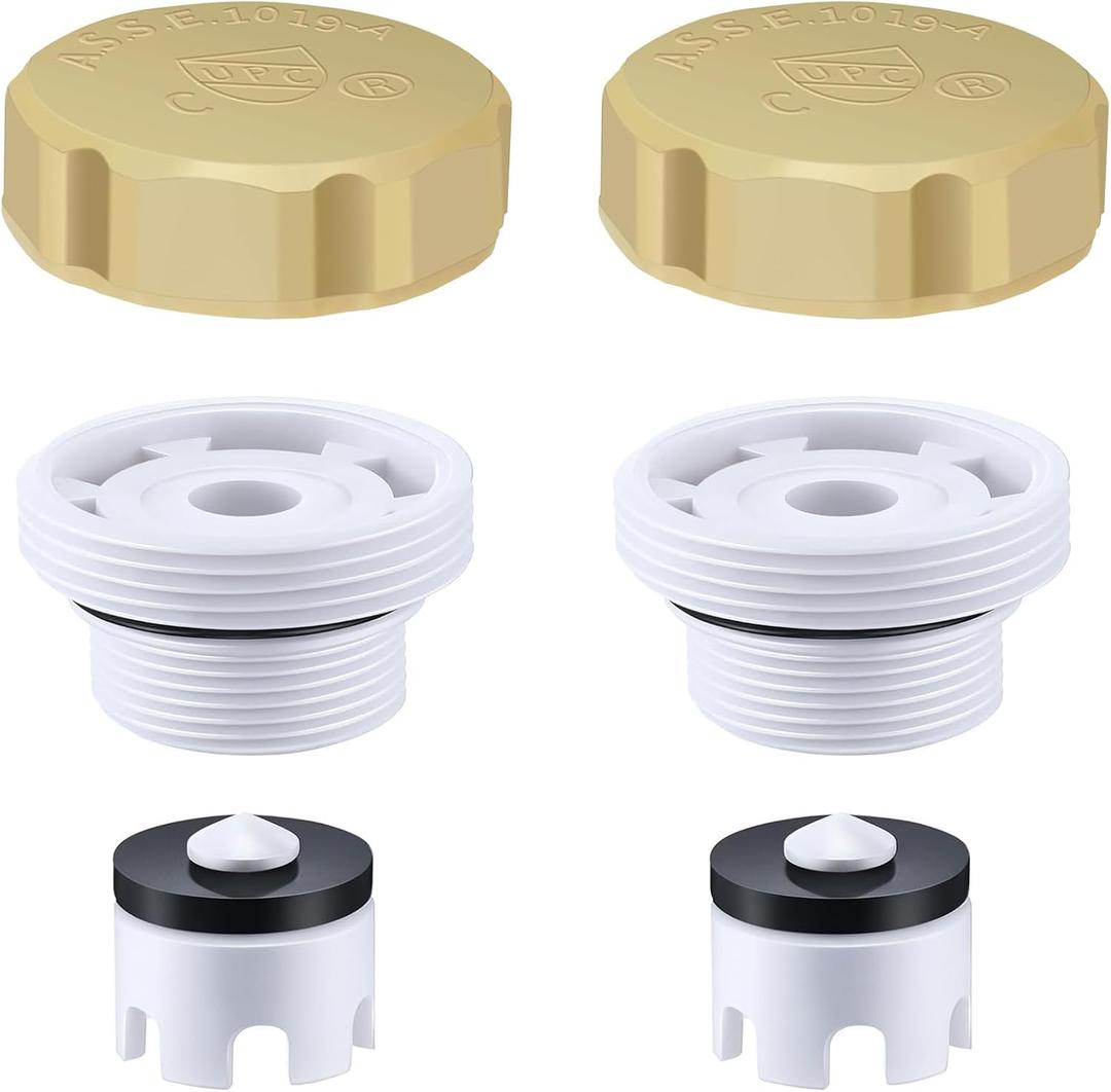 2 Pack Vacuum Breaker Repair Kit Replacement for VACVBKX1B, Outdoor Faucet Repair Kit, ASSE 1019-A Vacuum Breaker for Traditional Anti Siphon Frost Free Sillcock Valves Anti Siphon Valve Repair Kit