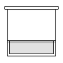 No Drill Cellular Shades White, Unknown Size