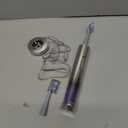 Whitening Electric Toothbrush for Adults, Professional 460nm Whitening Blue Light Tech, 31,000VPM Sonic & Oscillating Cleaning with Smart AI Sensor, 6-Month Long-Lasting Battery (Silver Purple)