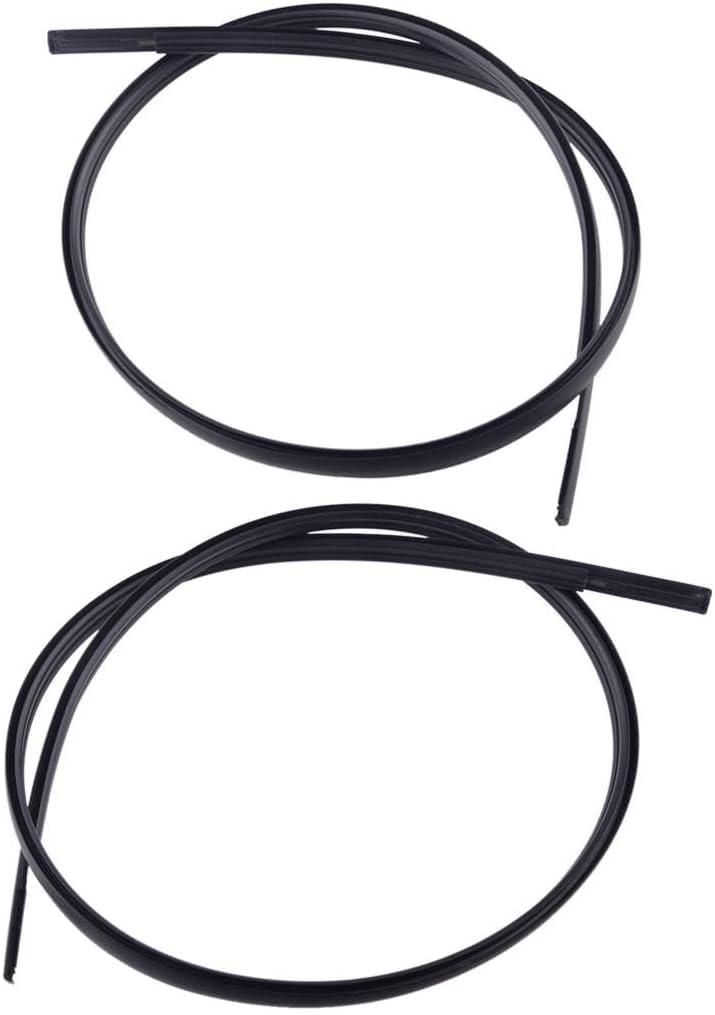beler 1 Pair Left & Right Roof Drip Moldings Sealing Strips Fit for Toyota Camry 2007-2011 7555606030 7555506030
