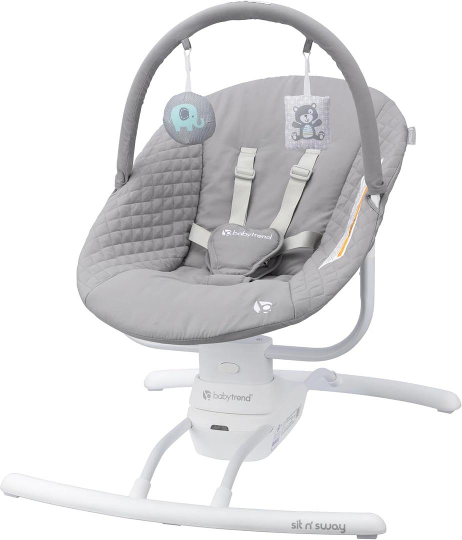 Baby Trend Sit N' Sway Portable Swing, Dash Grey