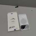 for iPhone 17 Pro Max Case with Spin Magnetic Stand [Integrated Camera Cover] [Fit for MagSafe] Slim Shockproof Protection Phone case with Kickstand 6.9'', Silver