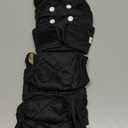 Washable Female Dog Diapers - Premium Reusable Diapers for Doggie in Heat - Highly Absorbent Dog Diapers Female for Pet Incontinence with Adjustable Snaps (Black, S)