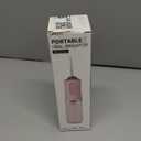 Electric Water Flosser Cordless for Teeth 3 Modes 4 Jet Tips Cleaning and Flossing Water Dental Portable Floss Irrigator Oral Water Flossed Rechargeable Tonsil Stone Travel Adults Birthday Gift (White)