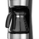 BLACK+DECKER CM0755S 4-in-1 5-Cup Coffee Station Coffeemaker, Stainless Steel