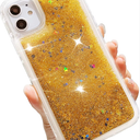 Compatible with iPhone 11 Pro Max Case, Women Glitter Shells Foil Sparkle Hard Back Cover with TPU Bumper Protective Phone Bling Case for iPhone 11 Pro Max 6.5'' (Multi-Colored)