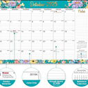 2 pcs Desk Calendar 2026 Large 22" x17", AgePlace Wall Calendar 2025-2026 Covers July 2025 - December 2026, Office Supplies Desktop Monthly Calendar for Home Classroom School & Office Or teacher Gifts (LG-OSF)