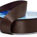 Seal Brown Double Face Satin Ribbon 1 1/2" X 50 Yards