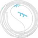 2 x Oxygen Tubing - Extension High Flow Oxygen Tubing, Comfortable Oxygen Delivery Comfortable for Long-Term Use (7ft Reusable Oxygen Tubing)