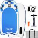 Freein Body Board Inflatable, Surfboards BodyBoards for Beach River, Foldable Design for Easy Storage and Transport, 40" x 21" x 4"