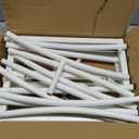 Metal Open Arch Backdrop Stand,Set of 2 White Curved Arch Backdrop Stand Half Moon Wedding Arches for Ceremony,Birthday,Anniversary,Baby Shower,Floral Stand,Ramadan Decoration(6.7FT & 5.8FT)