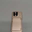 for iPhone 17 Pro Phone Case Wallet, Card Holder (4-5 Cards), Slide Camera Cover, Military Grade Protection, Rugged Hard Women Girly Men Protective Case for iPhone17 Pro 6.3", Rose Gold