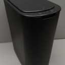 Cesun Motion Sensor Trash Can, 5 Gallon Automatic Bathroom Garbage Can with Lid, Touchless Smart Plastic Slim Wastebasket for Bathroom, Office, rv, Bedroom, Living Room, Black