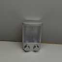 Better Living Products 76234-1 DUO 2-Chamber Dispenser, Satin Silver