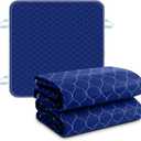 2 Pack Bed Pads for Incontinence Washable Positioning Bed Pad with 4 Handles, Absorbent Bed Pad Waterproof Underpads ,Elderly bedridden, Overnight Pads for Incontinence (3436 Inch - 2 Pack)