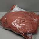 CAPALOCA Linen Pinch Pleated Curtains Blackout 100% Black Out Curtains 90 Inches Long 2 Panels with Hooks, Thermal Insulated Pinch Pleat Drapes for Bedroom, 40Wx90L, Terracotta