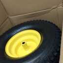 MAXROLLORS (2 Pack) 20x8.00-8 Lawn Mowe Tire and Wheel Tubeless, 3.5" Offset Hub, 3/4" Borehole, 3/16" Keyway, 4-Ply, Replacement 20x8-8nhs Rear Tire and Wheel Assemblies