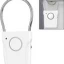 Door Handle Alarm- Door Alarms for Home Security with 120DB Audible Alarm up to 500FT - Vibration Triggered Security Alarm for Travel, Hotel, Apartment, and Home Security