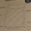 Ubbi Vertical Baby Bottle Drying Rack, Space Saving Countertop Drying Rack Baby Accessory, Gray