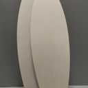 Anglechic 2 Pcs 36 Inches Unfinished Wood Surfboard Cutout for Crafts Large Size Nautical Blank Wooden Crafts Summer Beach DIY Wall Decor for Painting Home Hanging Decoration Hawaii Luau Party