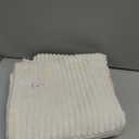 MIULEE Decorative Throw Pillow Covers for Couch Bed Livingroom 18x18 Inch Set of 2 Beige Boho Accent Throw Pllows Broadside Striped Patchwork Soft Corduroy Pillowcases