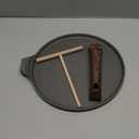 SENSARTE Nonstick Crepe Pan, Swiss Granite Coating Dosa Pan Pancake Flat Skillet Tawa Griddle 10-Inch with Stay-Cool Handle, Induction Compatible (Gray)