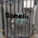 Babelio Baby Gate for Stairs, Kitchen & Doorways, No Bottom Bar| One-Handed Operation| Auto-Close| Hardware Mount (Drill Needed) Safety Dog/Pet Gate (Black - B17, 26-43" W, 28" H)