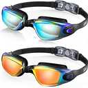 Aegend Swim Goggles, 1 Pack Swimming Goggles No Leaking Adult Men Women Youth