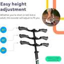 LaScoota Kick Scooter for Kids Ages 6+, Teens & Adults, Large 8" Sturdy Urethane Wheels. Adjustable Handlebar, Lightweight, Foldable, 220lbs Max Load