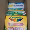 Crayola Broad Line Markers (12pk), Assorted Bulk Markers for Kids, Arts & Crafts Supplies for Coloring Books, Construction Paper, Ages 3+