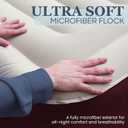 Englander First Ever Microfiber Air Mattress, Microfiber Airbed with Built in Pump Queen Brown/Cream Top