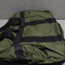 Expandable Extra Large Travel Oxford Duffel Bag with Wheels Waterproof Lightweight Traveling Foldable Suitcase (Green, L - 6 wheels)