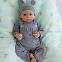 Thorugod Realistic Reborn Baby Dolls - 18 Inch Real Life Newborn Baby Dolls, Soft Cloth Body Baby Dolls That Look Real for Kids Age 3+