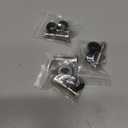 TR416 Valve Stem, 4 Pack Premium Metal Tire Valve Stems for Tubeless Tires, Fits 0.453" & 0.625" Rim Holes, Silver