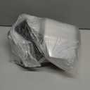 50 Pack Cake Slice Containers, Clear Plastic Cheesecake Containers Disposable Take Out Containers Individual Single Cupcake Cake Pie Slice Boxes with Lids & Stickers for Pies Snack Dessert (Black)