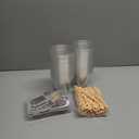 Honeydak 48 Set DIY Halloween Dirt Cups for Party Halloween Skeleton Hand Decorations Graveyard Tombstone Cake Toppers with Horror Zombie Hands Plastic Dessert Cups for Ghost Party(9 oz,Zombie Hands)