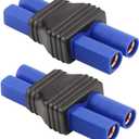 EC3 Male Plug Connector to EC5 Female Plug Connector Adapter for RC Lipo Battery EC3 to EC5 Adapter(2Pack)