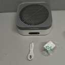 Air Purifier for Home  True HEPA Filter for Pets, Smoke & Allergies | 600 Sq Ft Coverage | Ultra-Quiet & Portable for Bedroom/Travel (1 Pack, Grey White)