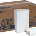 Georgia-Pacific Blue Select Premium 2-Ply C-Fold Paper Towels by PRO , White, 23000, 120 Towels Per Pack, 12 Packs Per Case