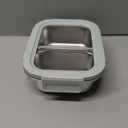 Stainless Steel Bento Box - 2 Compartment, Leak Proof Metal Lunch Box, 1000 ML, Meal Prep Lunch Box, Silicone Seals, 316 Stainless Steel, Food Container for Travel, BPA Free, Snack Box