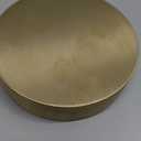 Chinese Calligraphy Paper Weight, 50mm Round Brass Paperweight Holding Paper Flat for Painting Writing Ink Drawing Desktop Home Office Decoration, Gold Tone