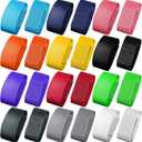 Kajaia Solid Sleeves Holders Sports Sleeve Clips Soccer Softball Baseball Sleeves Ties for Sports T Shirts 9.84 x 1.57 Inch